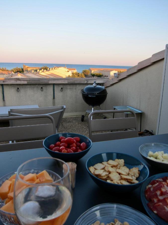 Duplex Terrasse Vue Mer Acces Plage Et Piscine... Frontignan Exteriér fotografie